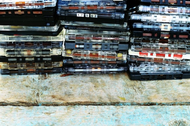 A collage of various heavy metal concert bootlegs, including cassette tapes, CDs, and digital files. The collage gives a sense of the history and diversity of the bootleg scene.
