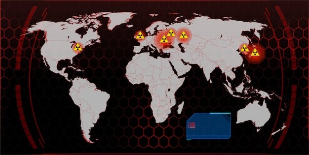 A digital illustration depicting a world map with highlighted conflict zones, showcasing the areas where US peacekeeping forces are actively involved or strategically positioned for potential intervention.