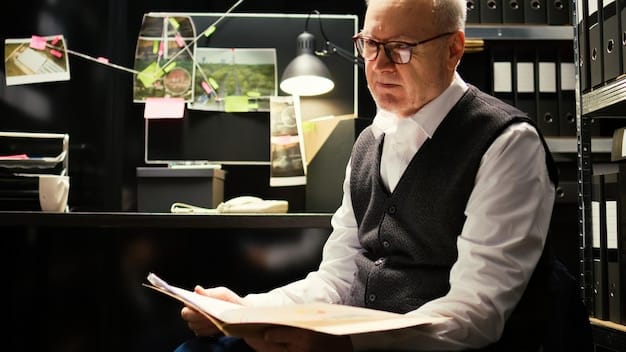 A photo of the rock legend sitting at a desk, surrounded by financial documents, with a focused and determined expression, symbolizing their renewed commitment to taking control of their finances.