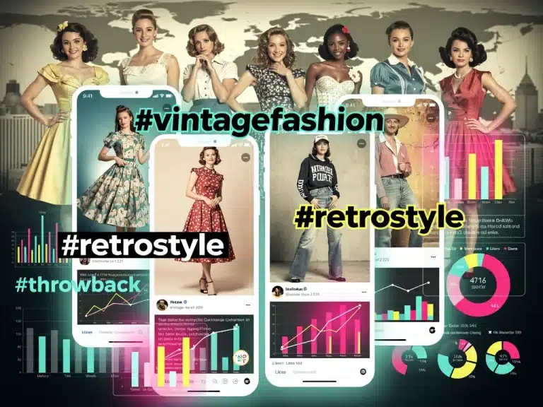Social media influence on vintage fashion trends data analysis