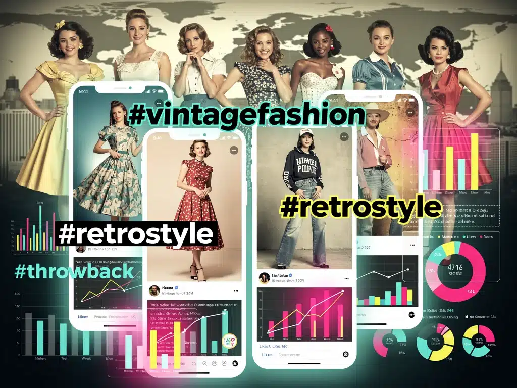 Social Media’s Impact on Vintage Fashion Trends: A 12-Month Data Analysis