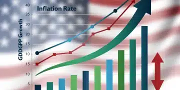 Charts illustrating US economic trends with inflation, consumer spending, and growth projections for 2026.